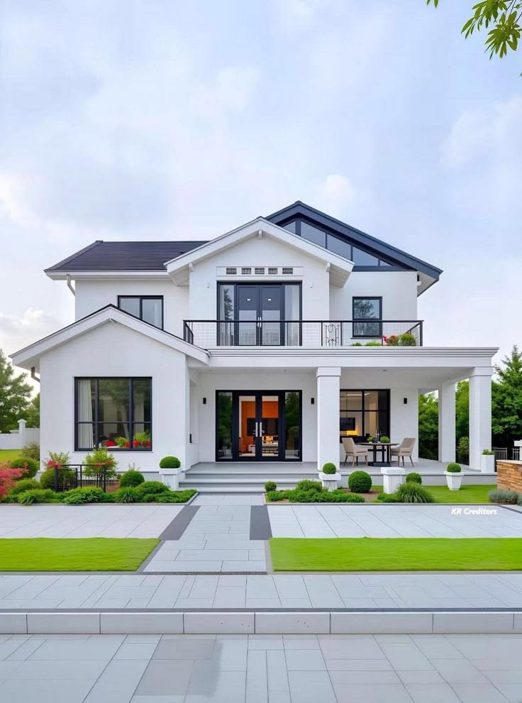 Contemporary luxury townhouse in Ikoyi, Lagos with private courtyard and modern kitchen